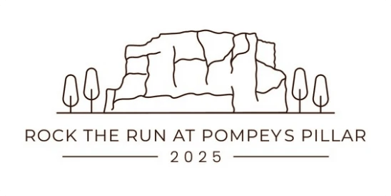 The Friends Of Pompeys Pillar's Run the Rock 5K logo